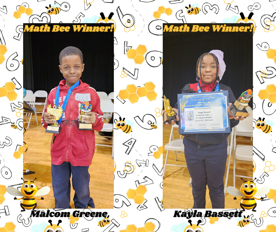  2 math bee winners